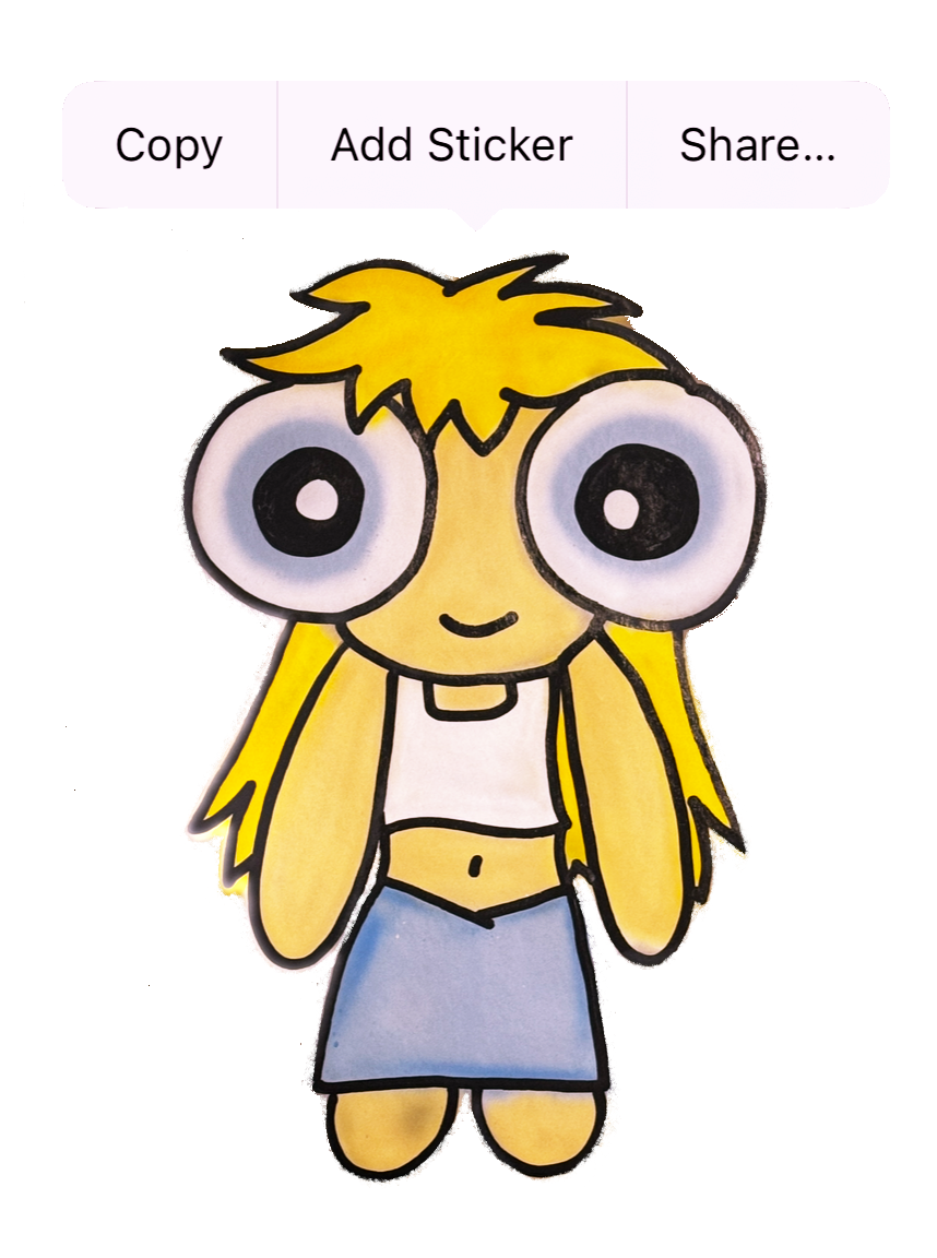 sticker character